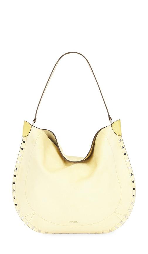 isabel marant oskan hobo soft shoulder bag in tan.