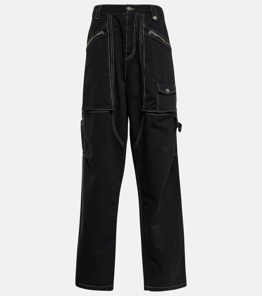 isabel marant paciane wide-leg cargo jeans