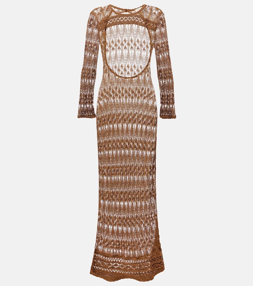 isabel marant paloma sheer maxi dress