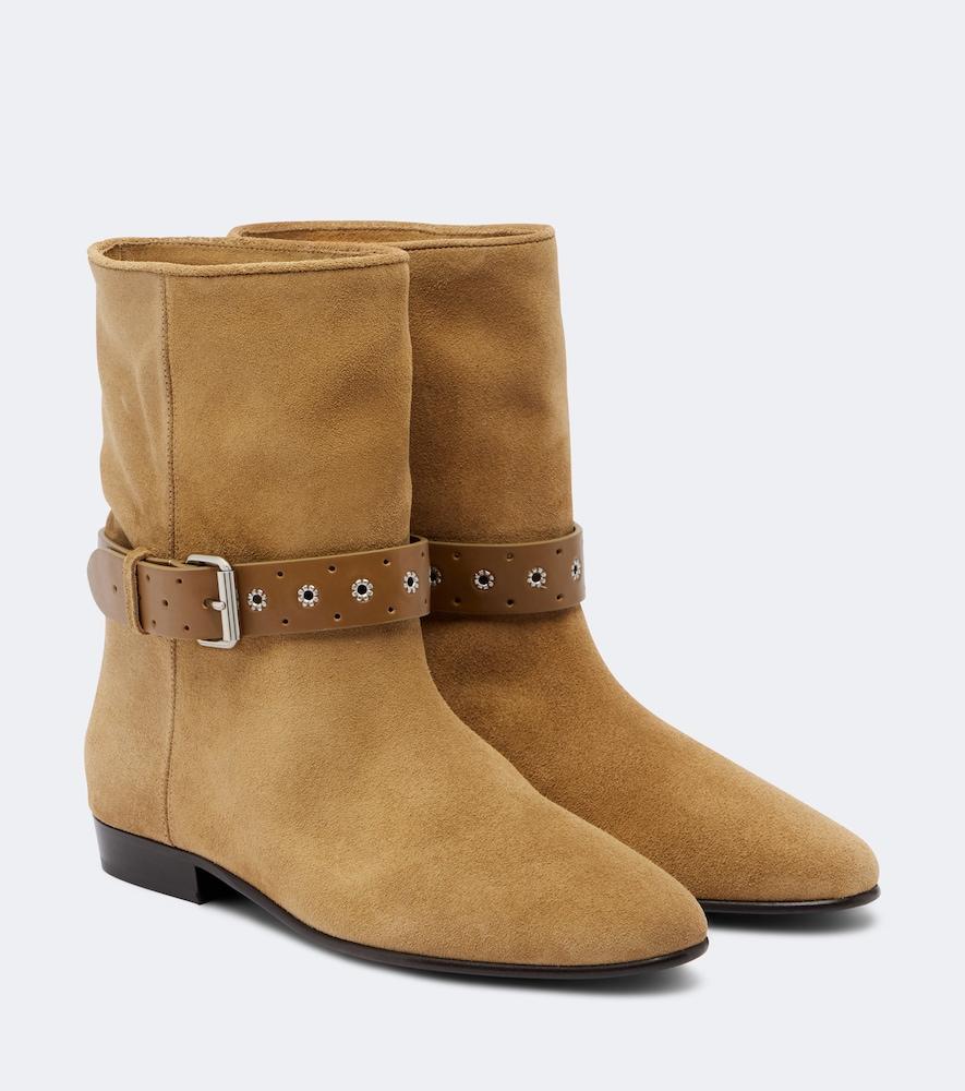 isabel marant reena suede ankle boots
