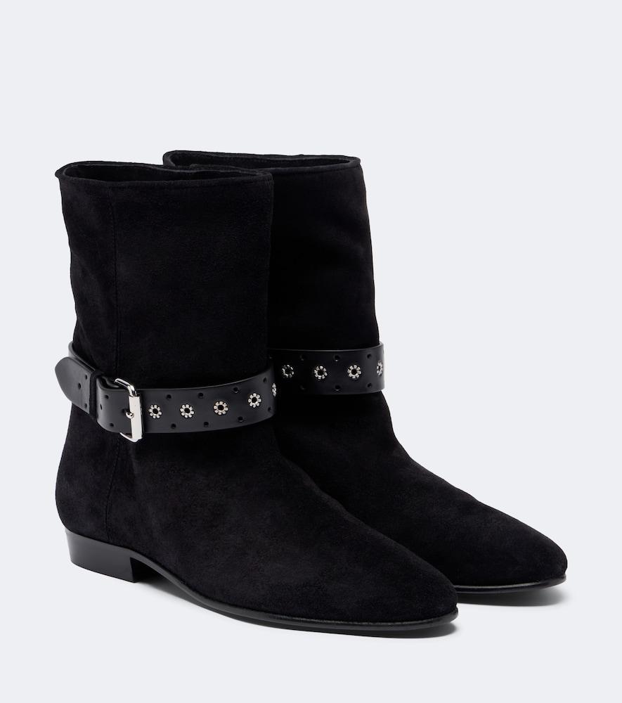 isabel marant reena suede ankle boots