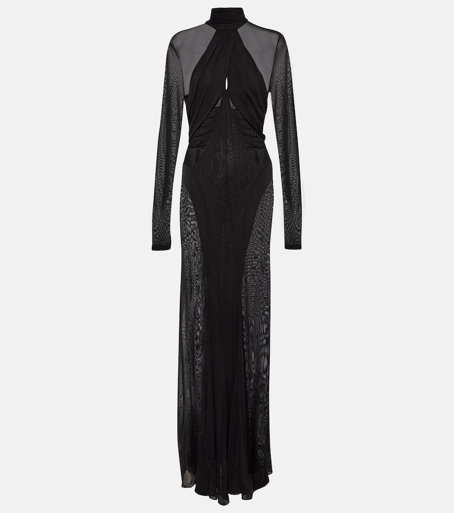 isabel marant rimma semi-sheer gown
