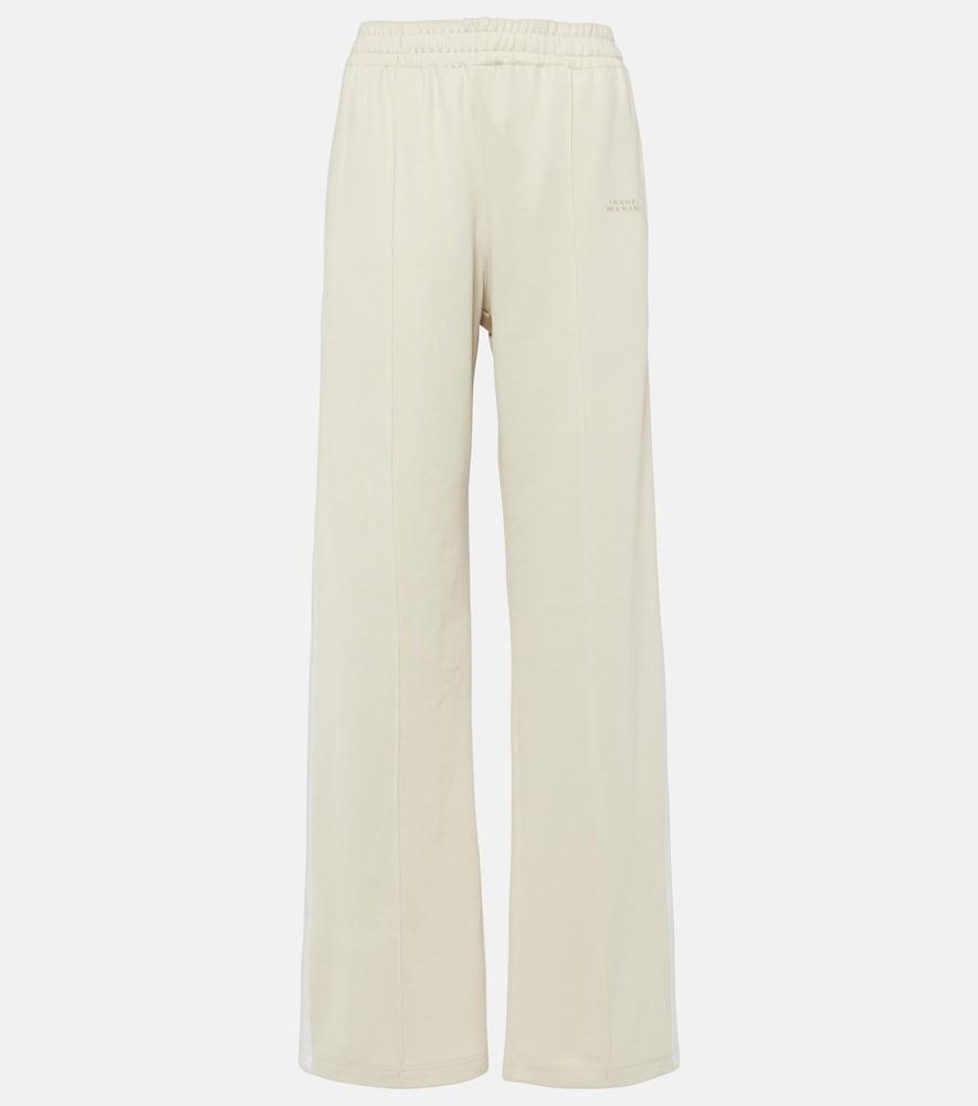 isabel marant roldy cotton-blend jersey sweatpants