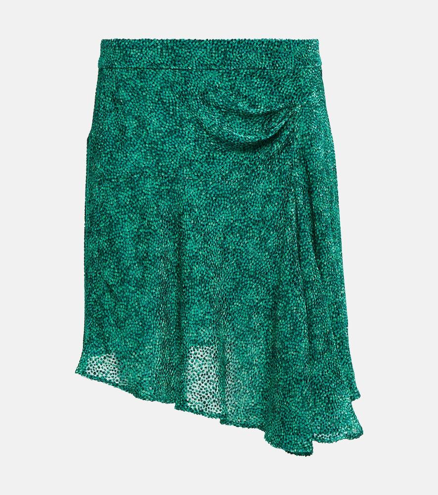 isabel marant selena asymmetric miniskirt