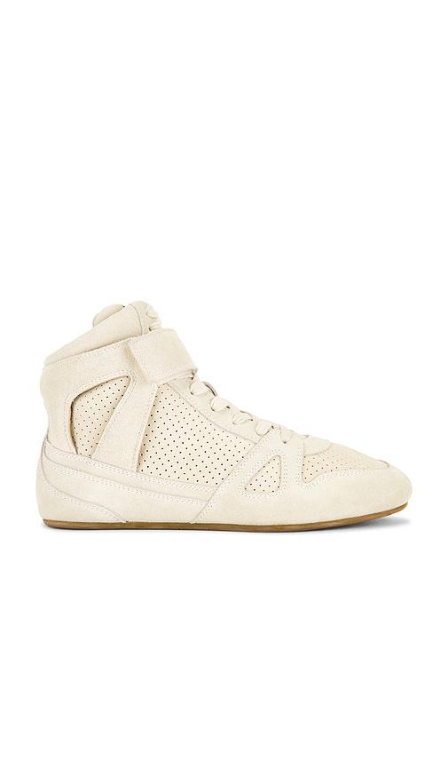 isabel marant senny high sneaker in white. - size 37 (also in 38, 39, 40, 41)