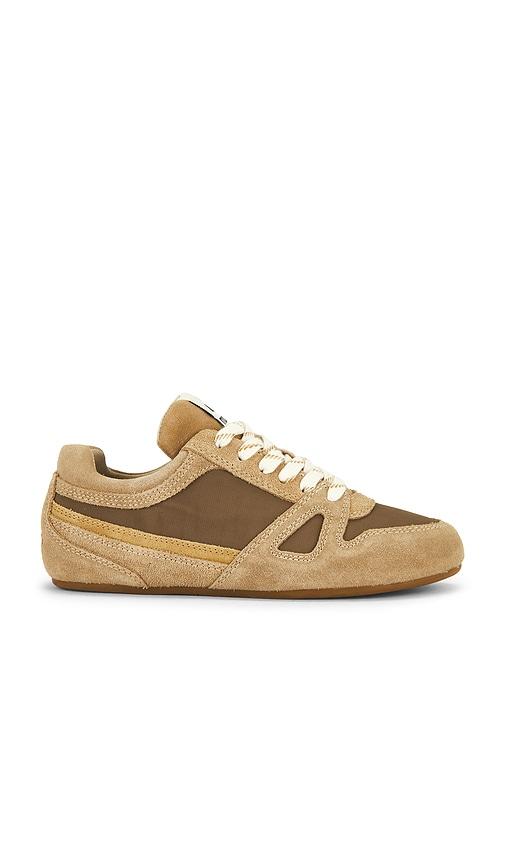 isabel marant senny low sneaker in brown. - size 36 (also in 38, 39)