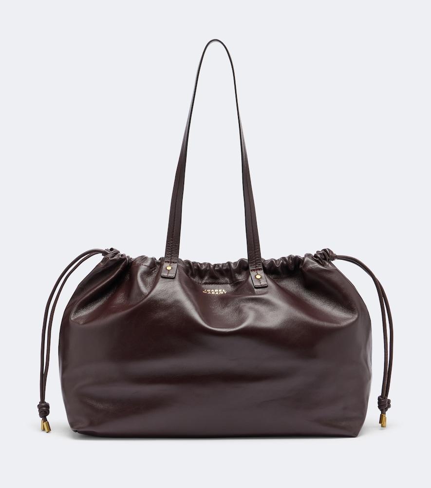 isabel marant silven large leather shoulder bag