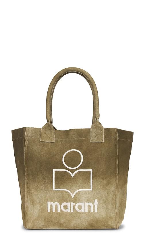 isabel marant small yenky bag in green.