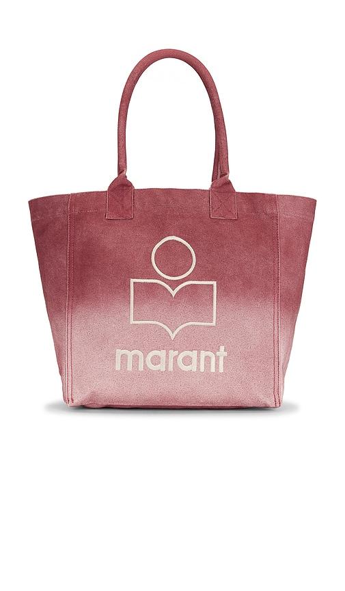 isabel marant small yenky bag in rose.