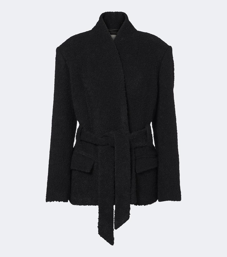 isabel marant syndra wool and alpaca-blend bouclé jacket