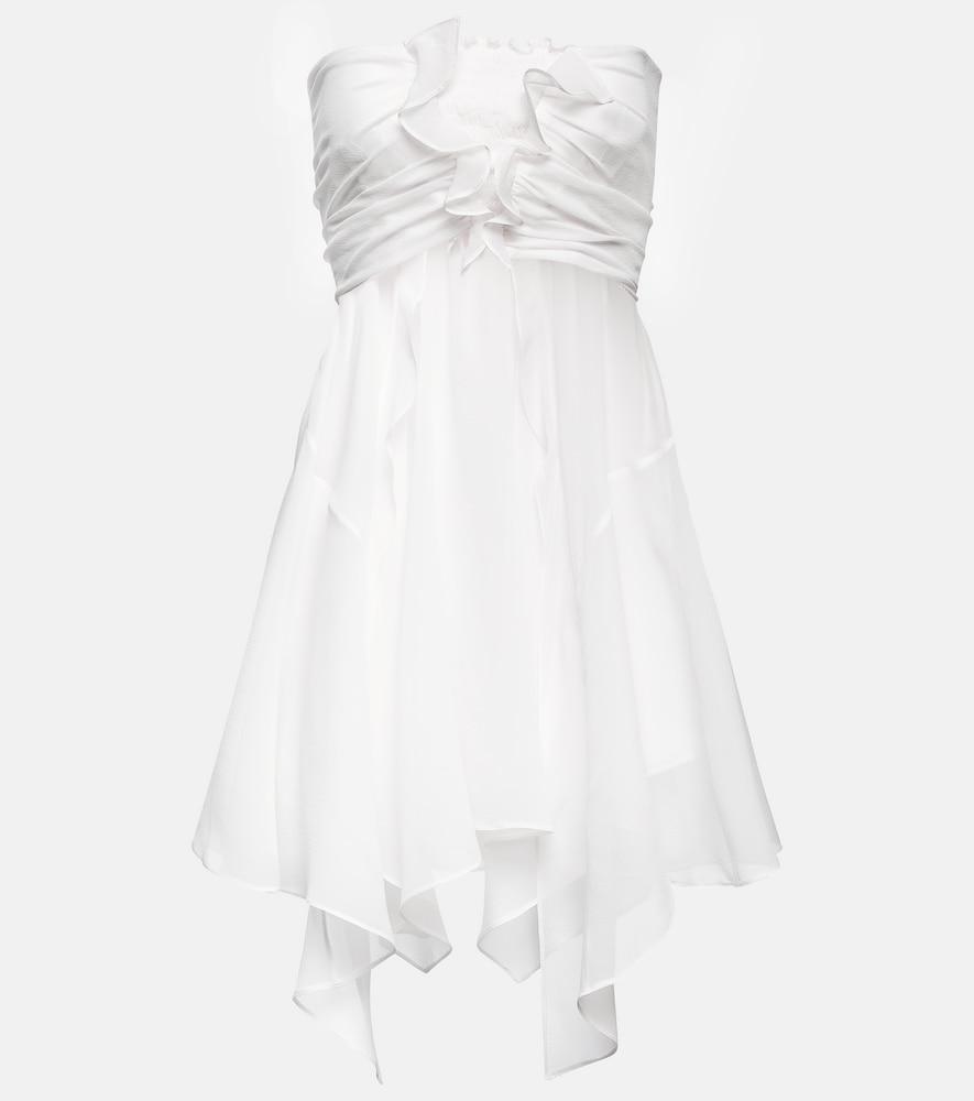 isabel marant tiffen silk chiffon minidress