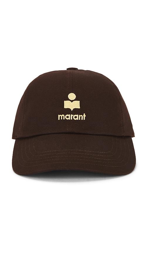 isabel marant tomas hat in chocolate.