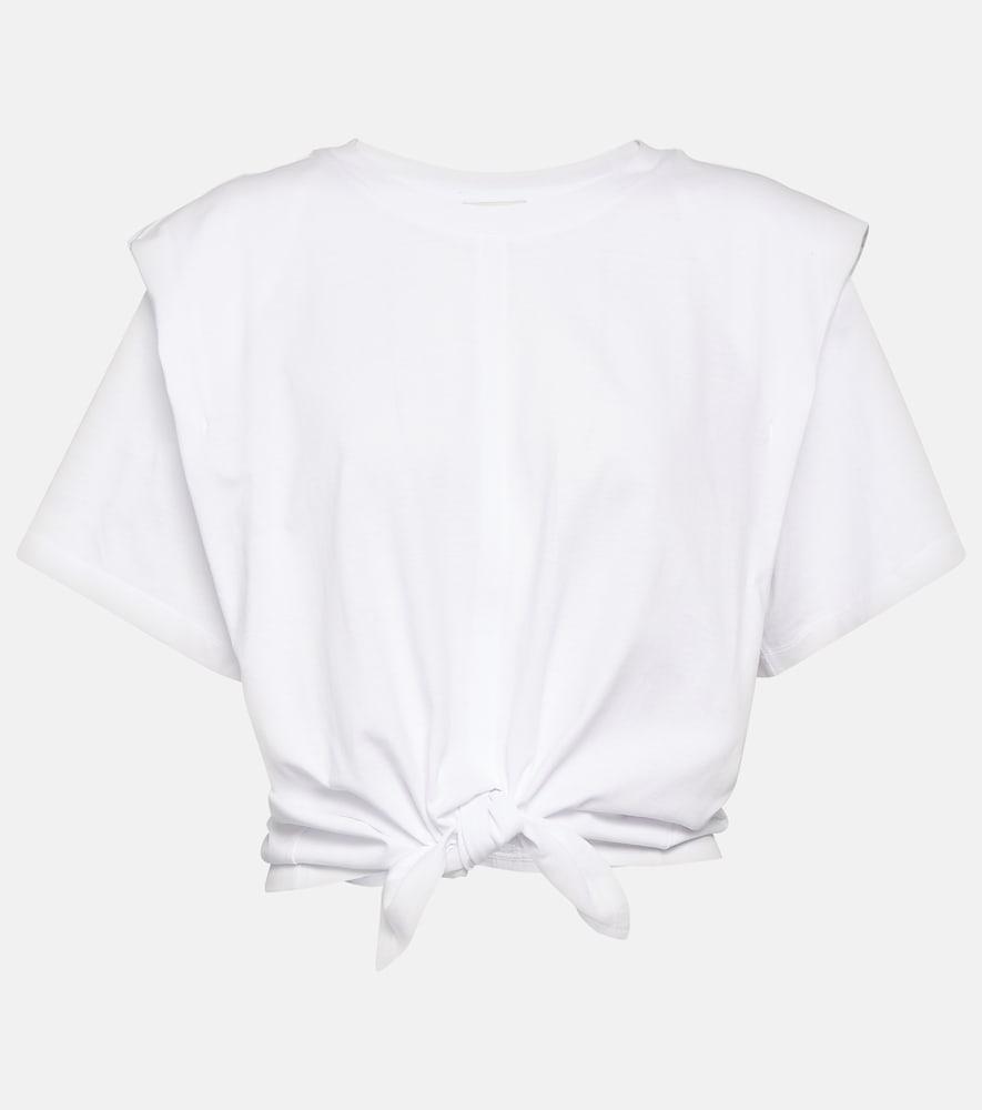 isabel marant zelikia cotton jersey t-shirt