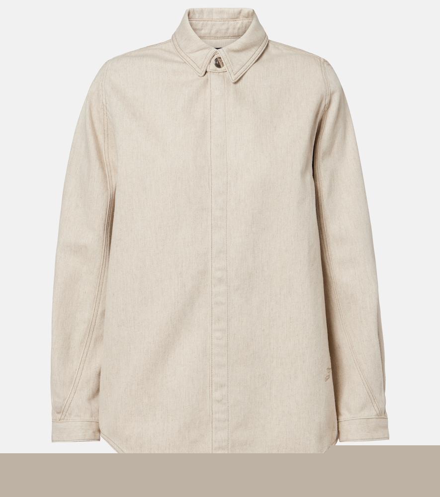 jacquemus amelo de-nîmes denim shirt