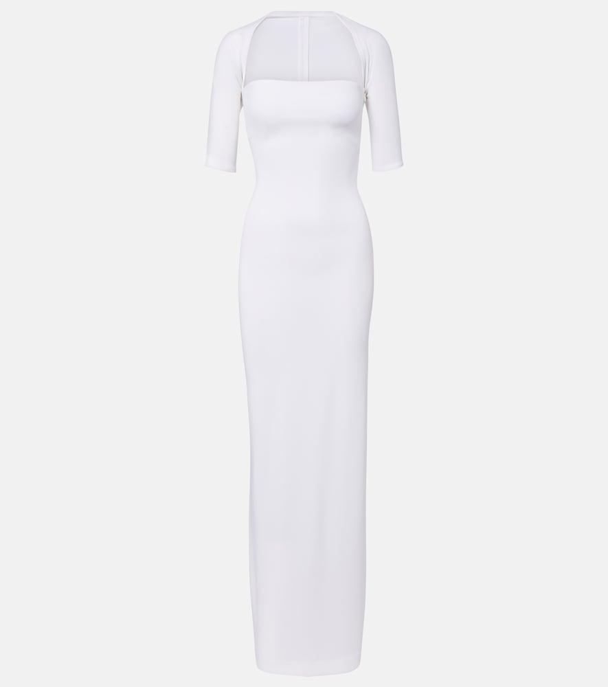 jacquemus bolero jersey gown
