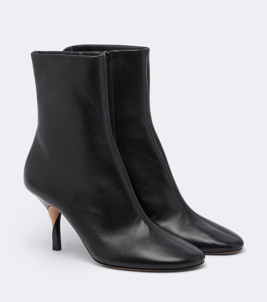jacquemus collant leather ankle boots