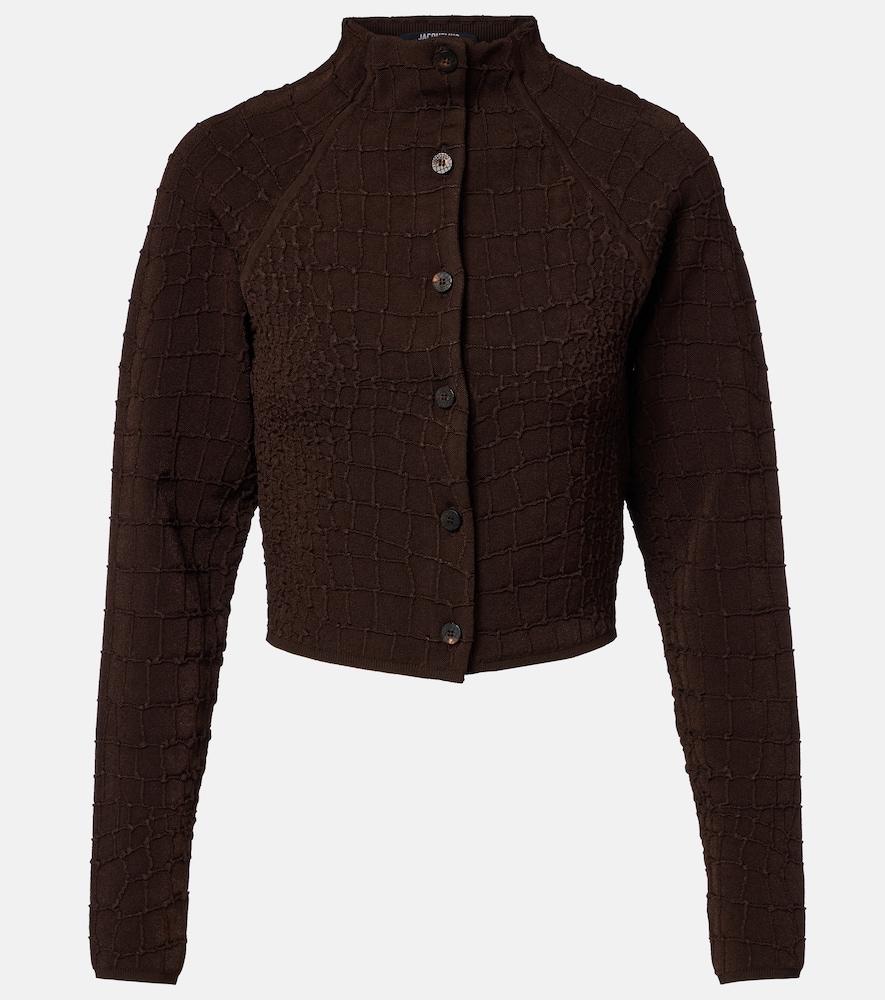jacquemus cropped cardigan