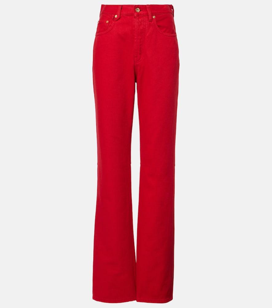 jacquemus de-nîmes high-rise straight jeans