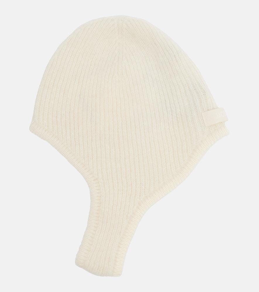 jacquemus gros grain alpaca-blend hood