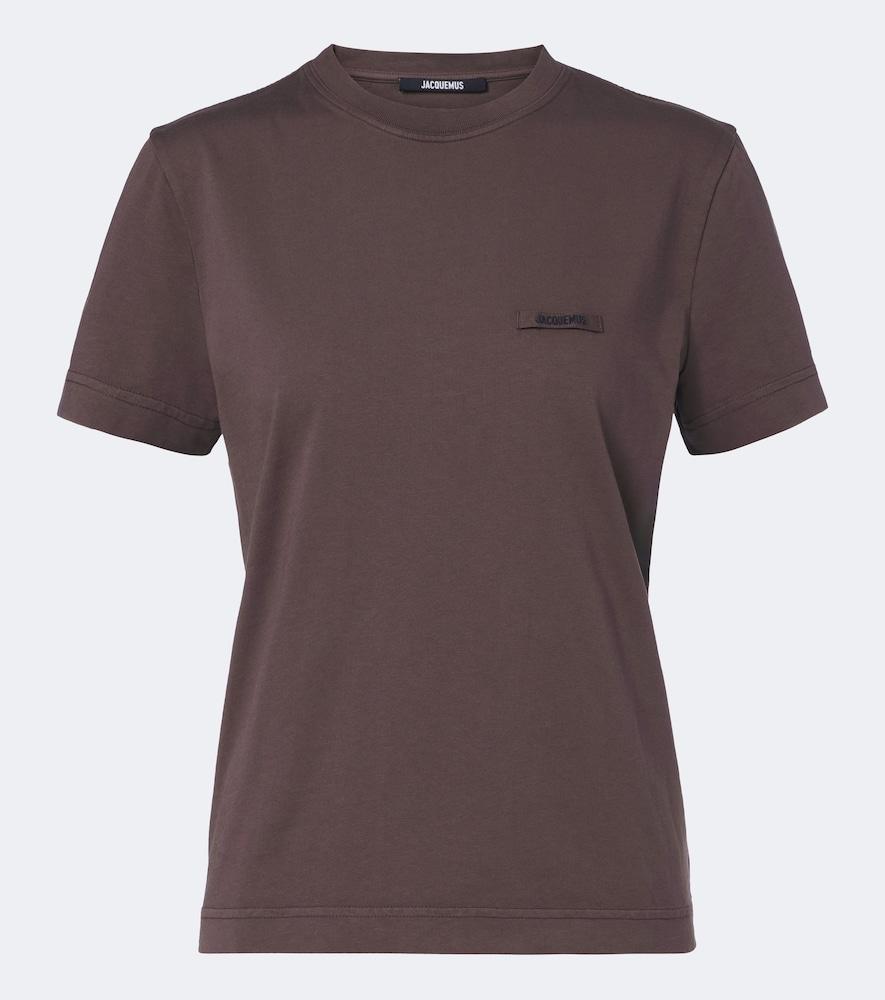 jacquemus gros grain cotton jersey t-shirt