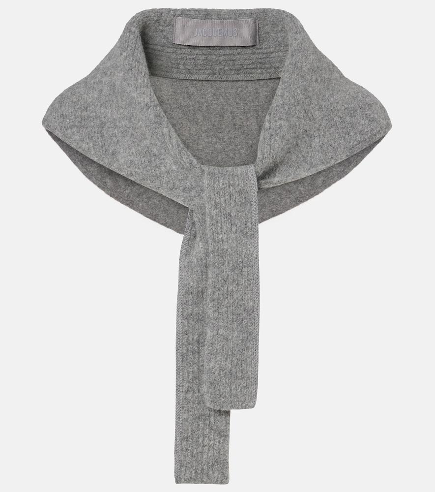 jacquemus gros grain scarf