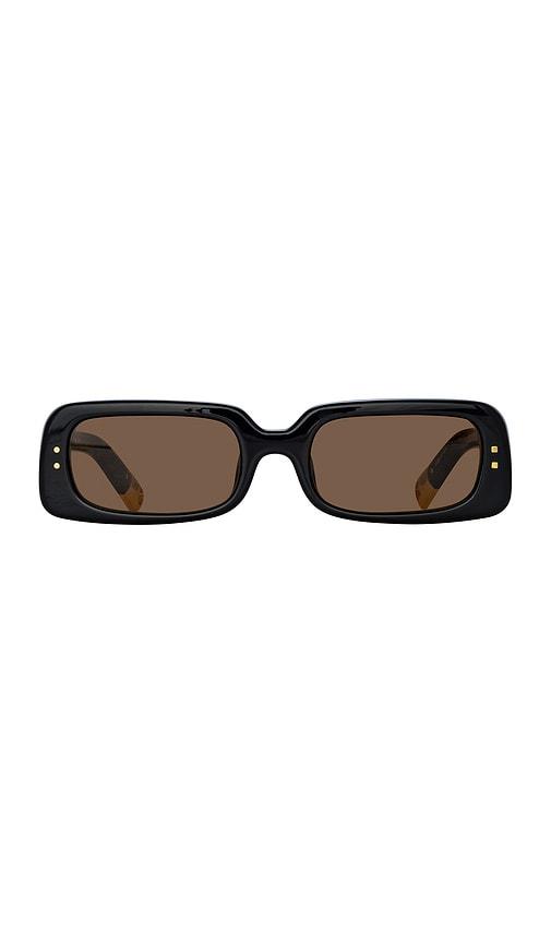 jacquemus jac47 sunglasses in black.