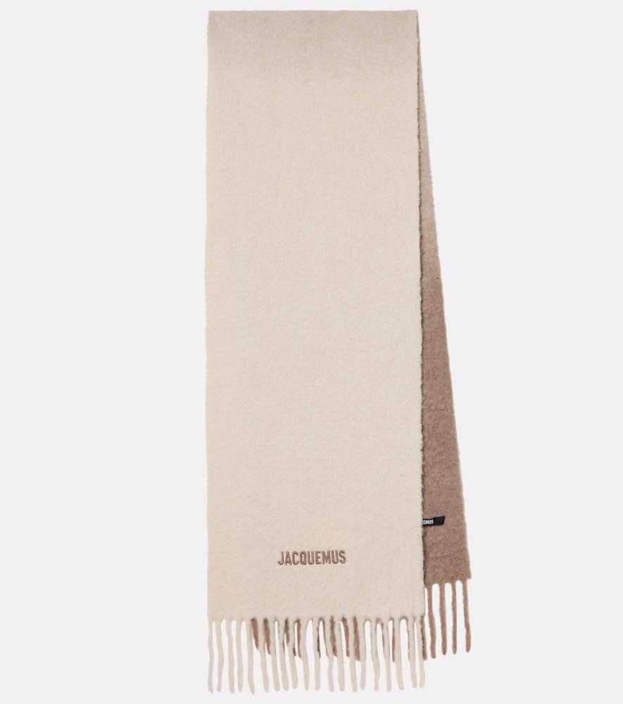 jacquemus l'écharpe moisson alpaca-blend scarf