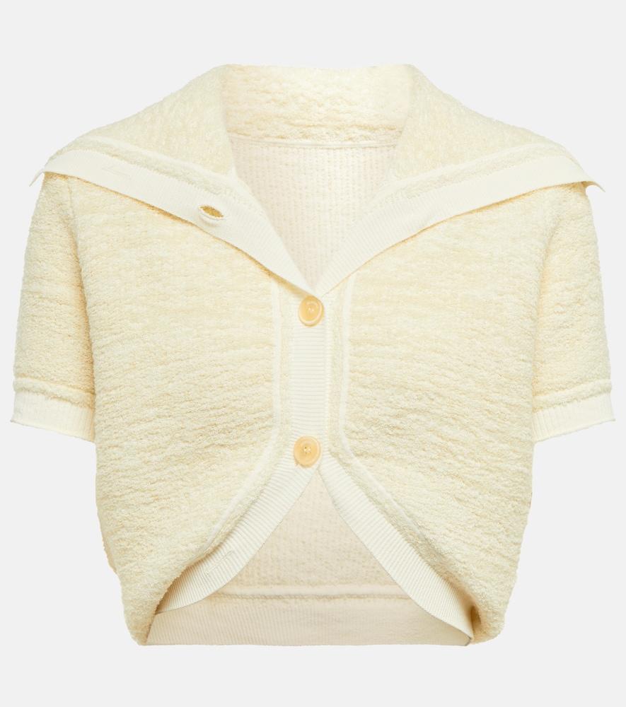 jacquemus le cardigan campana cropped sweater