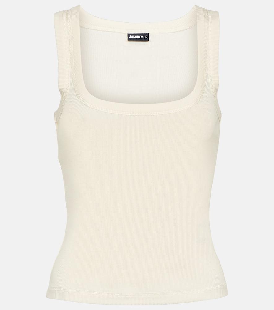 jacquemus le débardeur gros grain cotton tank top