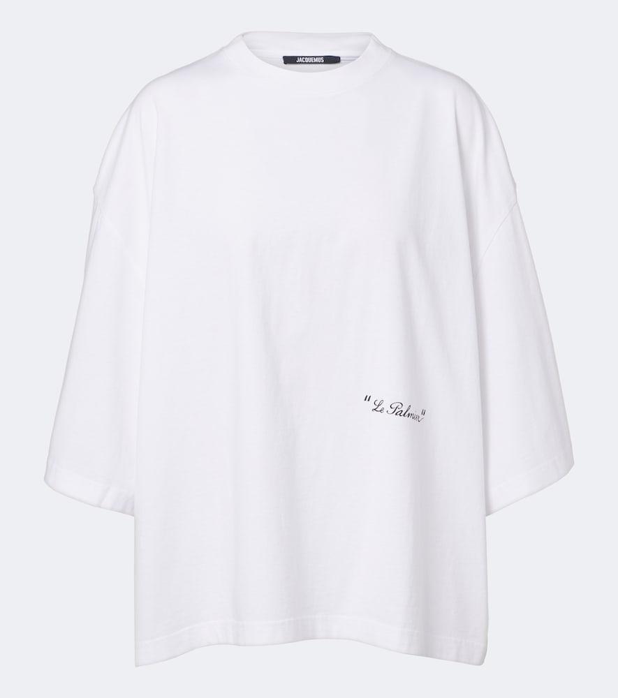 jacquemus le palmier printed cotton jersey t-shirt