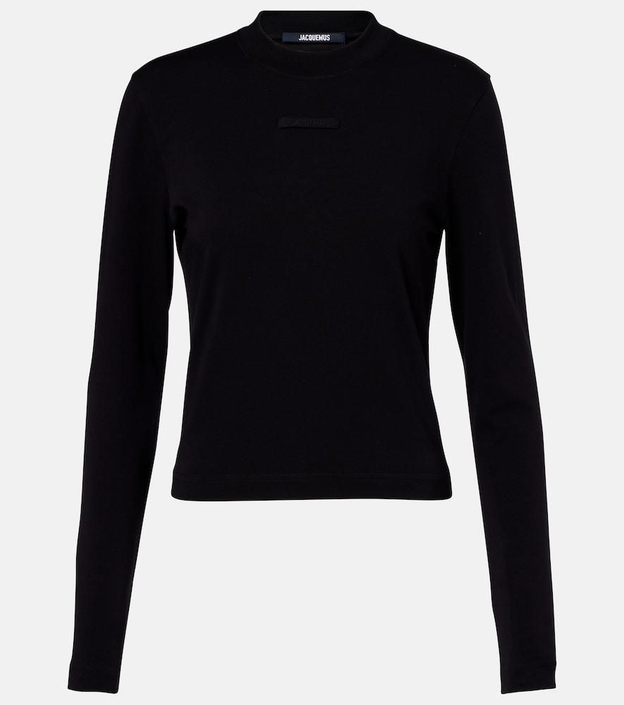 jacquemus logo cotton-blend jersey t-shirt