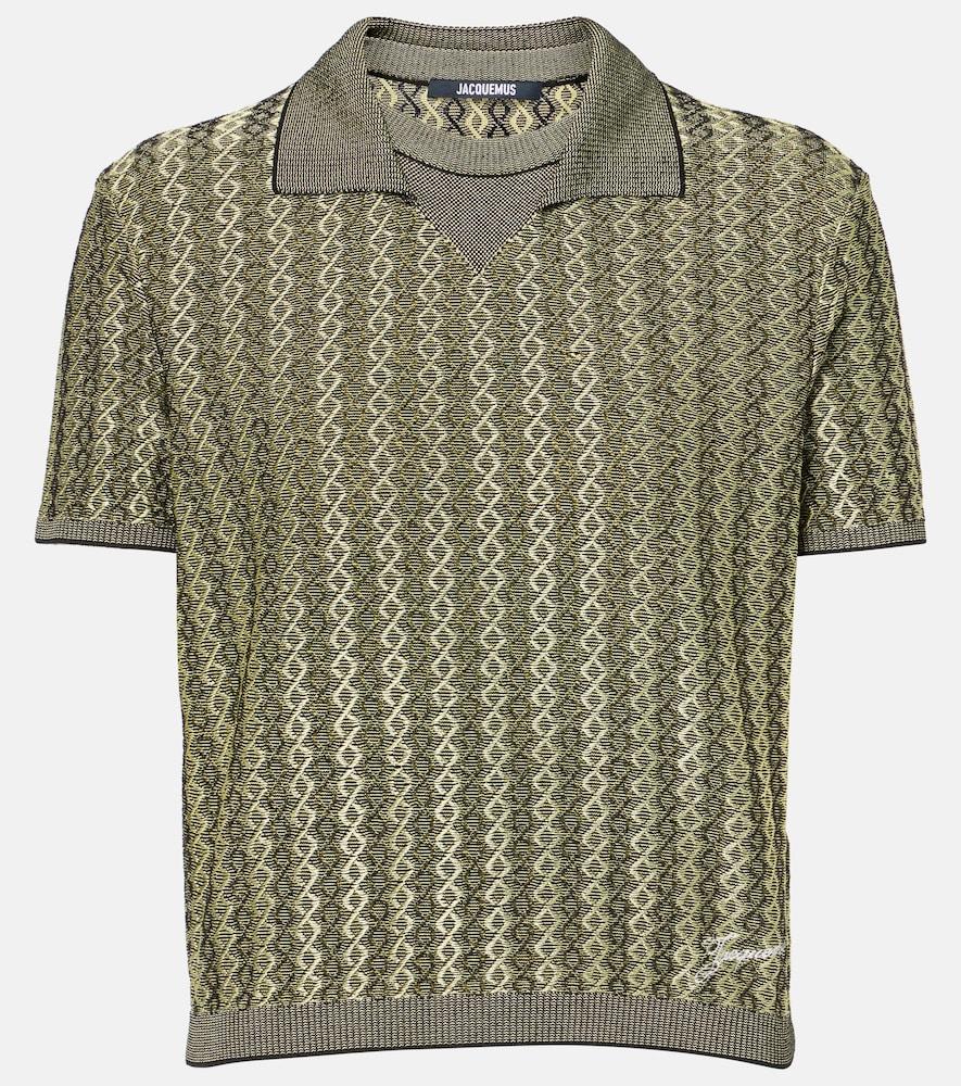 jacquemus marino jacquard polo shirt