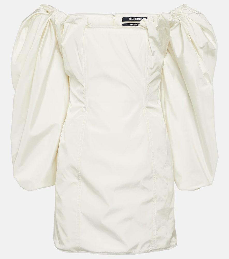 jacquemus off-shoulder minidress
