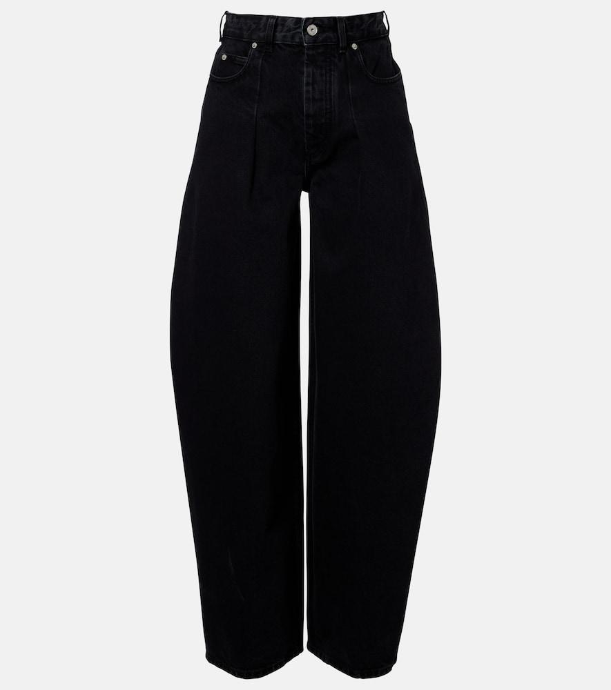 jacquemus ovalo de-nîmes barrel-leg jeans