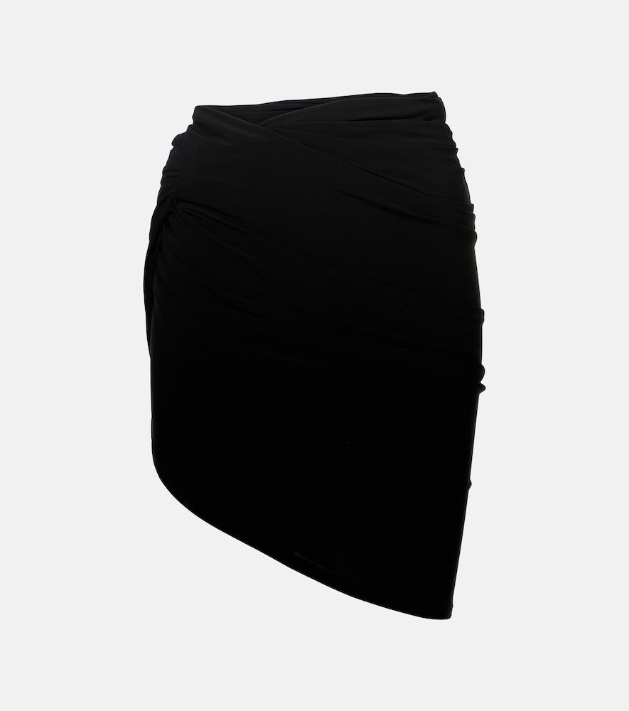 jacquemus the drapeado jersey miniskirt