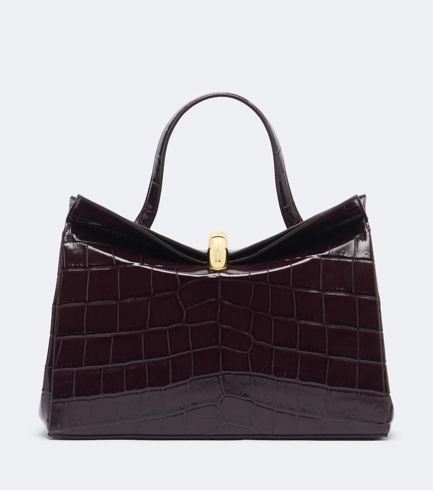 jacquemus valérie medium leather top-handle bag