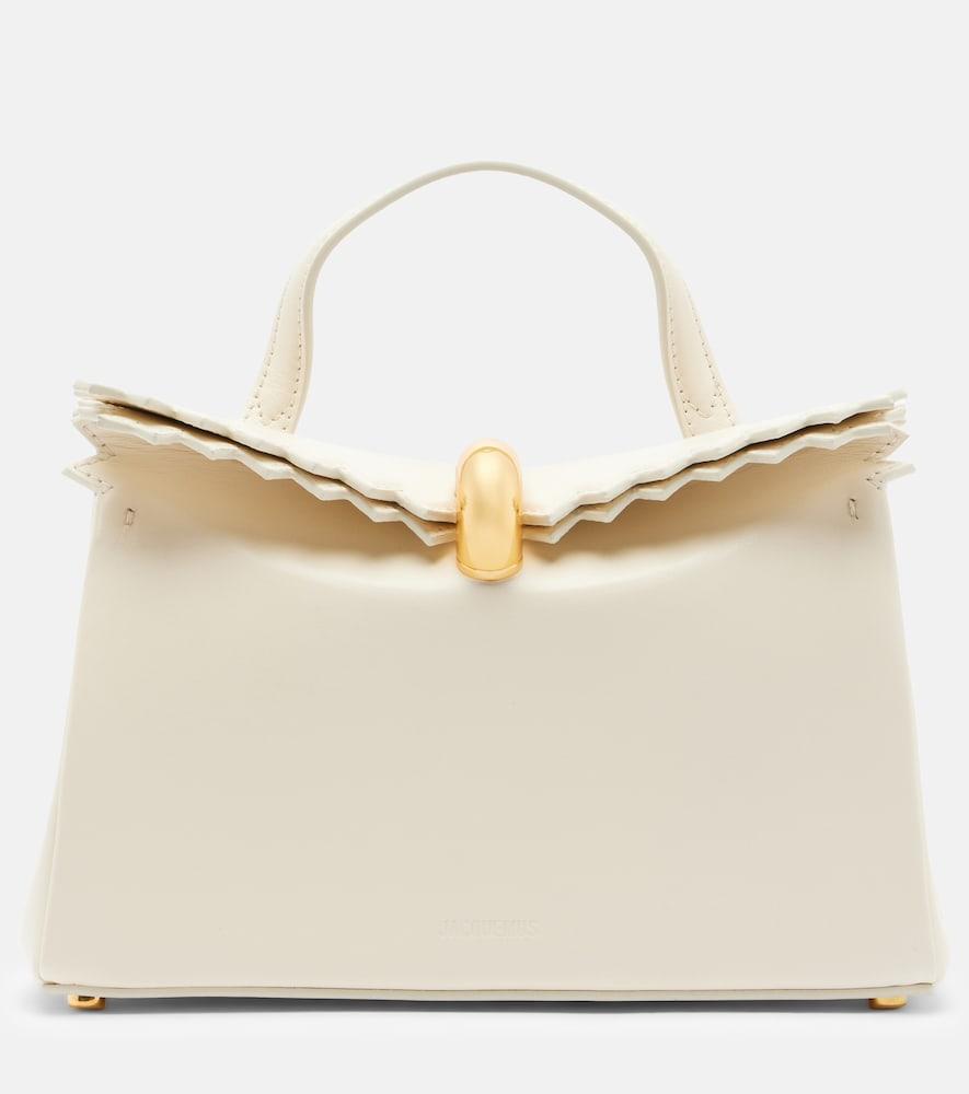 jacquemus valérie small leather top-handle bag
