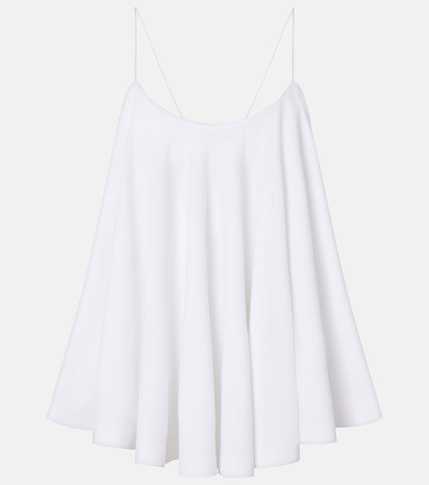 jacquemus voile open-back jersey top