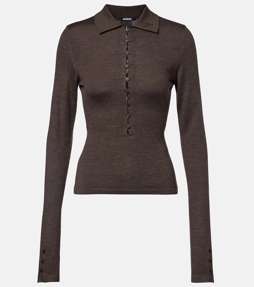 jacquemus wool polo shirt