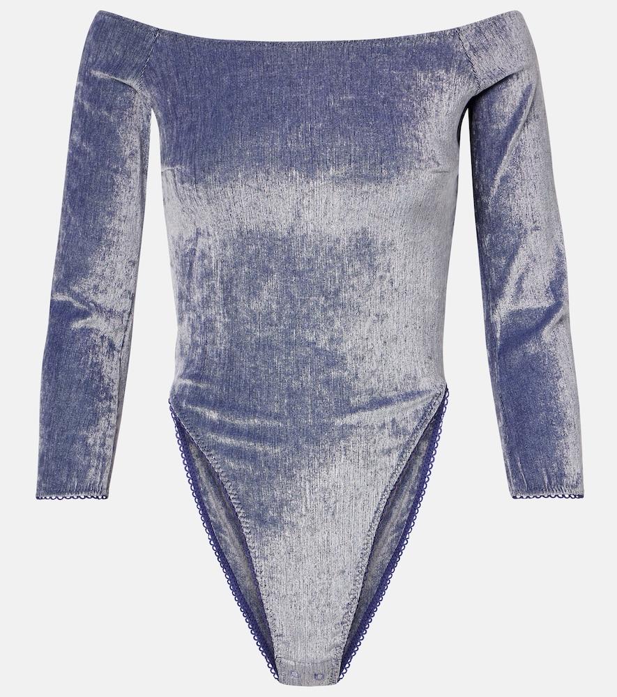 jacques wei off-shoulder bodysuit