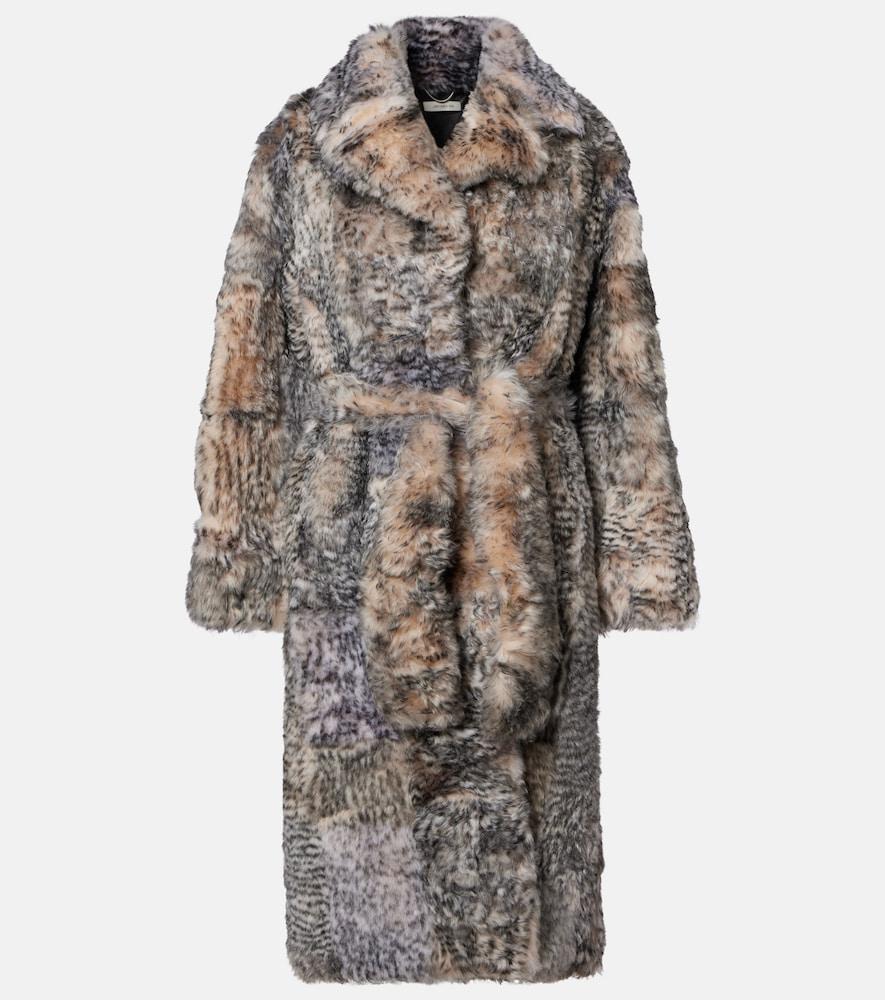 jacques wei shearling wrap coat