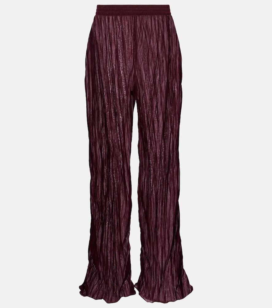 jade swim amaya sheer wide-leg pants