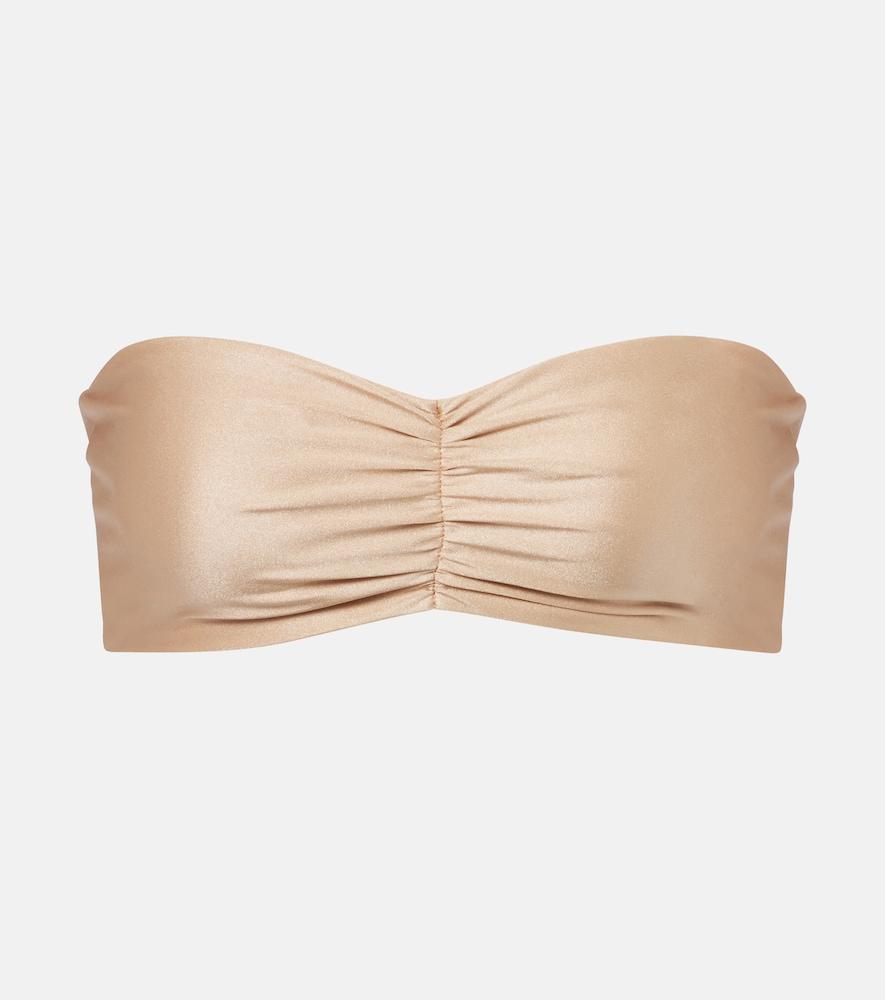 jade swim ava ruched bikini top