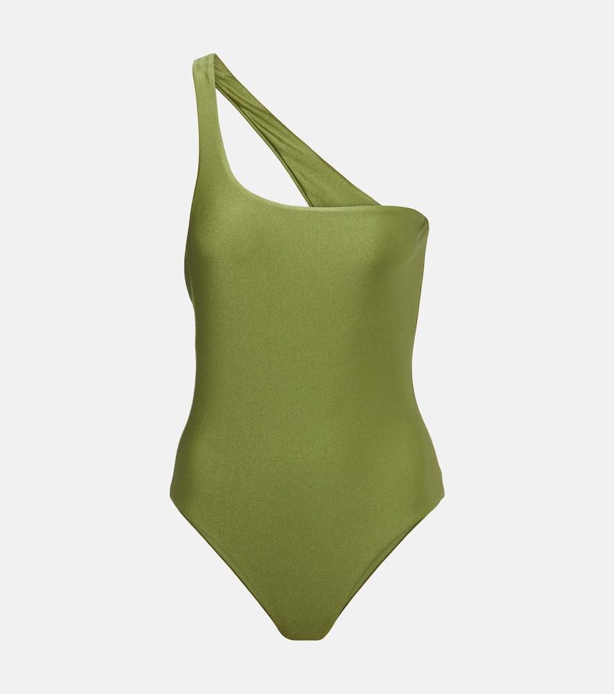 jade swim evolve one-shoulder swimsuit