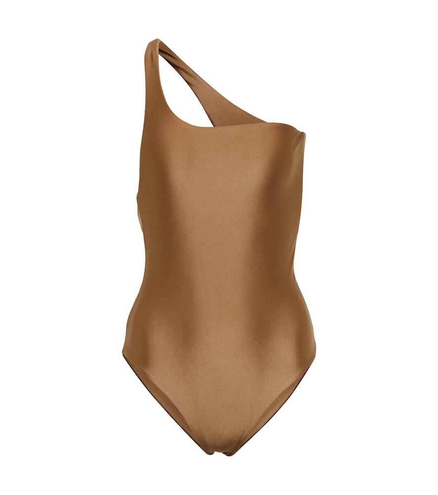 jade swim evolve one-shoulder swimsuit