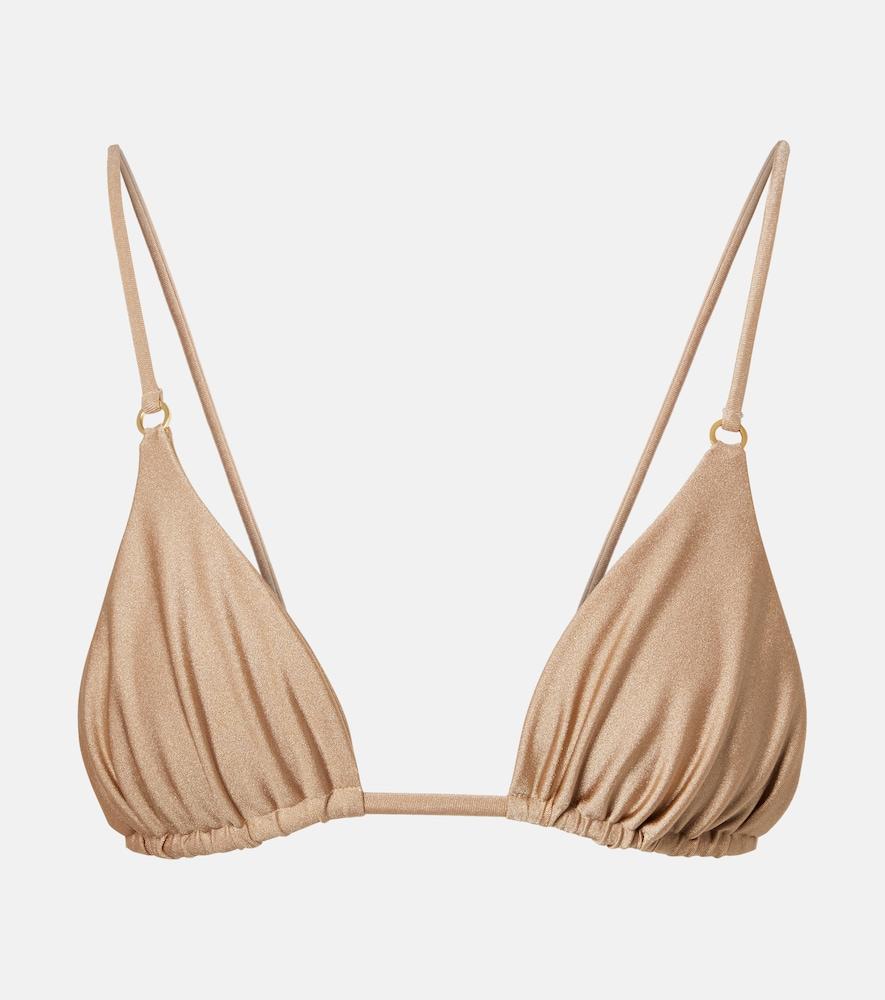 jade swim lido triangle bikini top