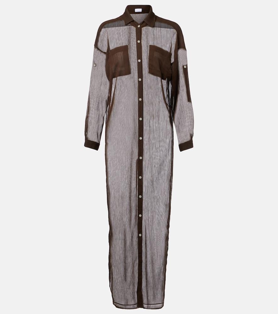 jade swim mika sheer shirt dress