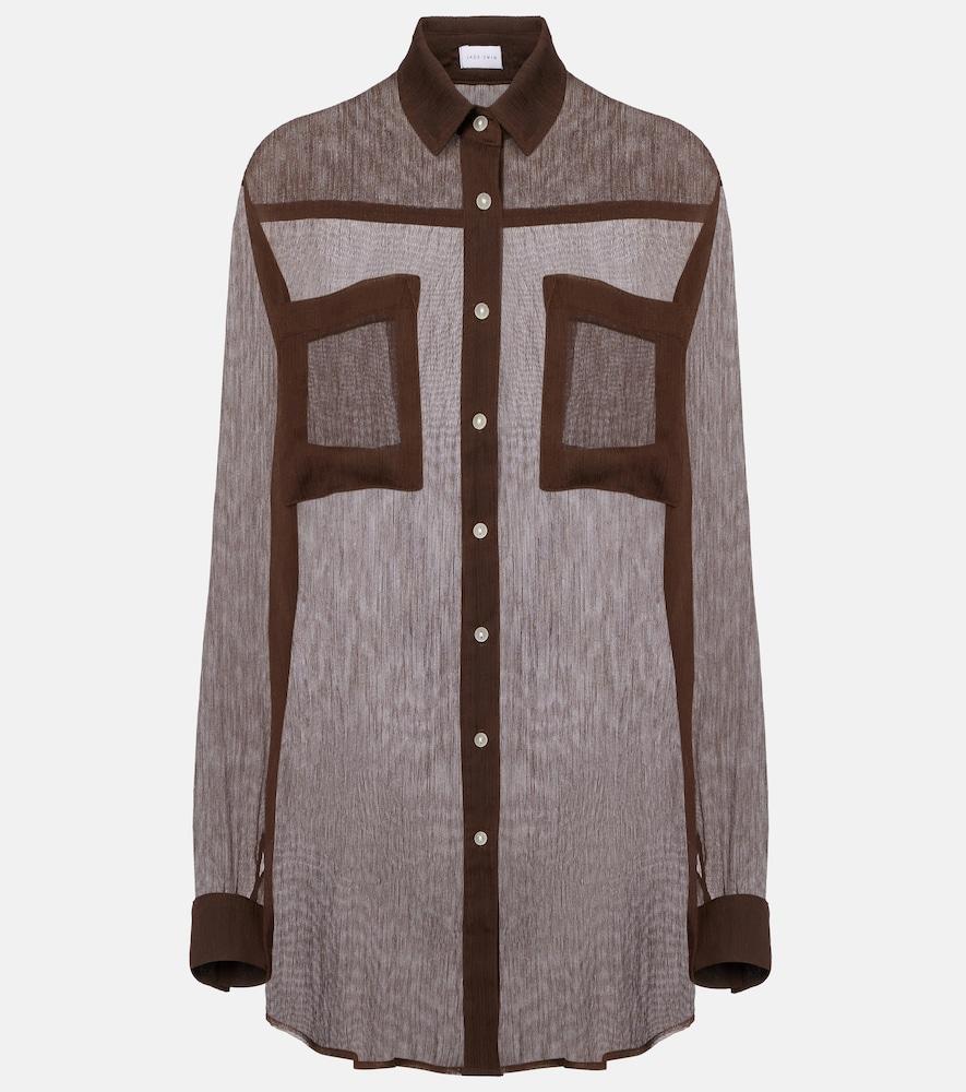 jade swim mika sheer shirt