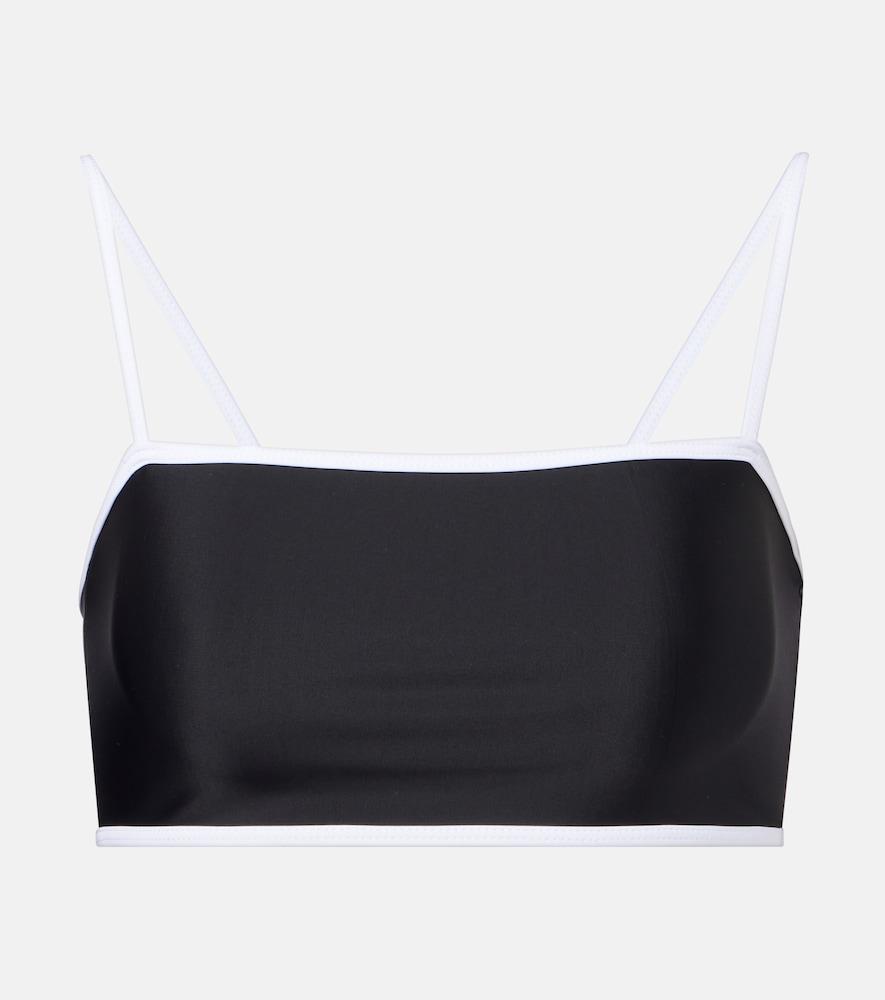 jade swim striped bikini top