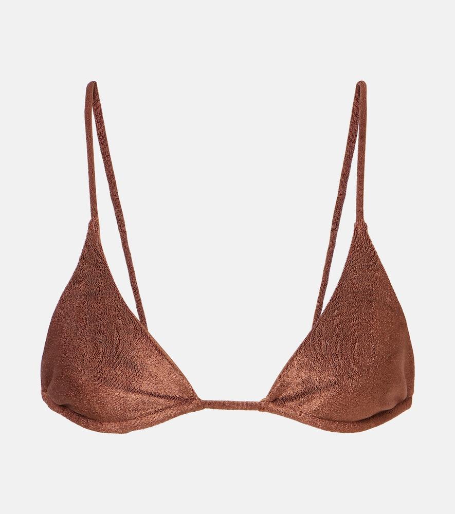 jade swim via terry bikini top